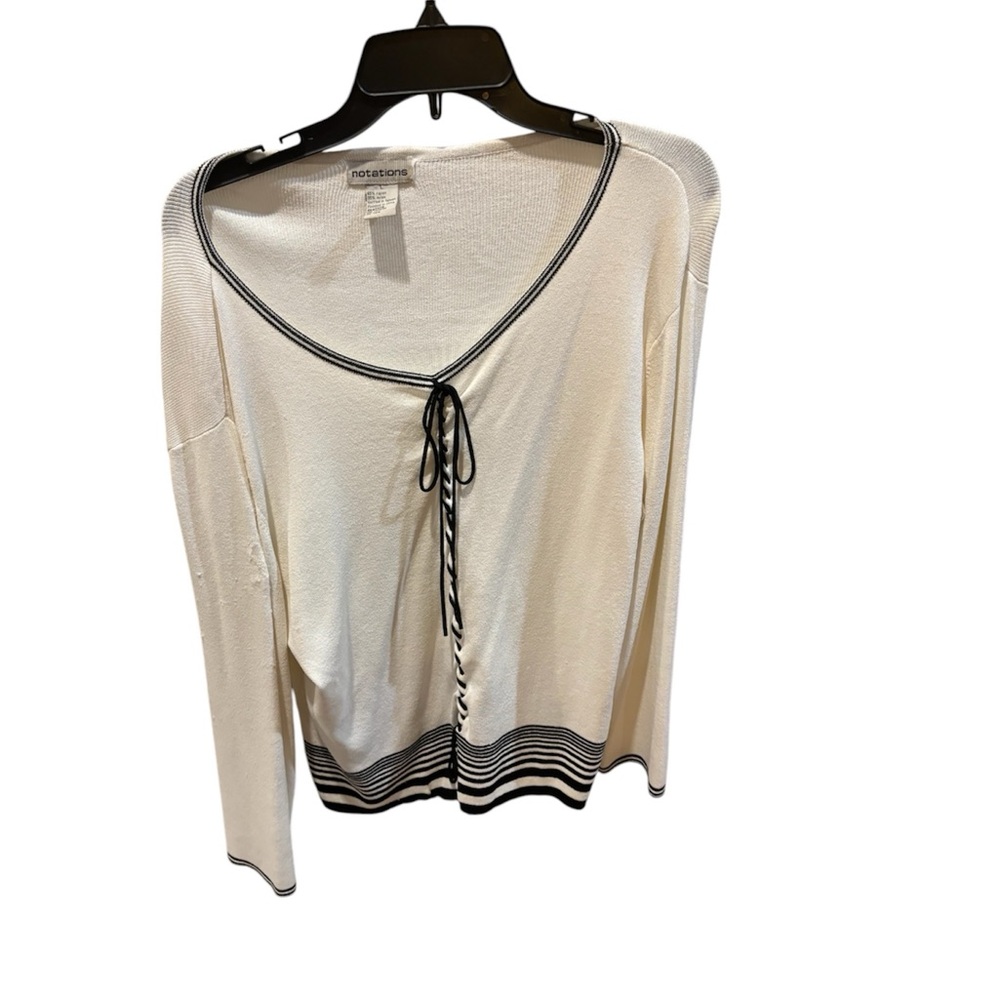 Notations long sleeve top